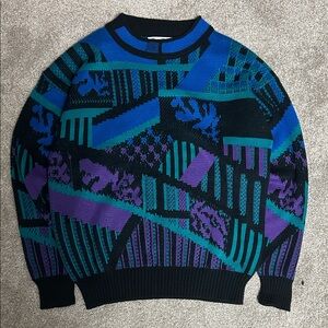 Vintage 90s Nino Foriero Knit Sweater